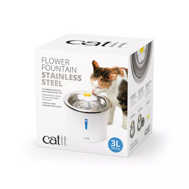 Catit Stainless Steel Flower Fountain